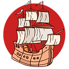 Illustration of a sailing ship