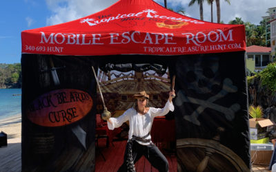 Tropical Treasure Hunt’s Mobile Escape Room Tent Open for Business